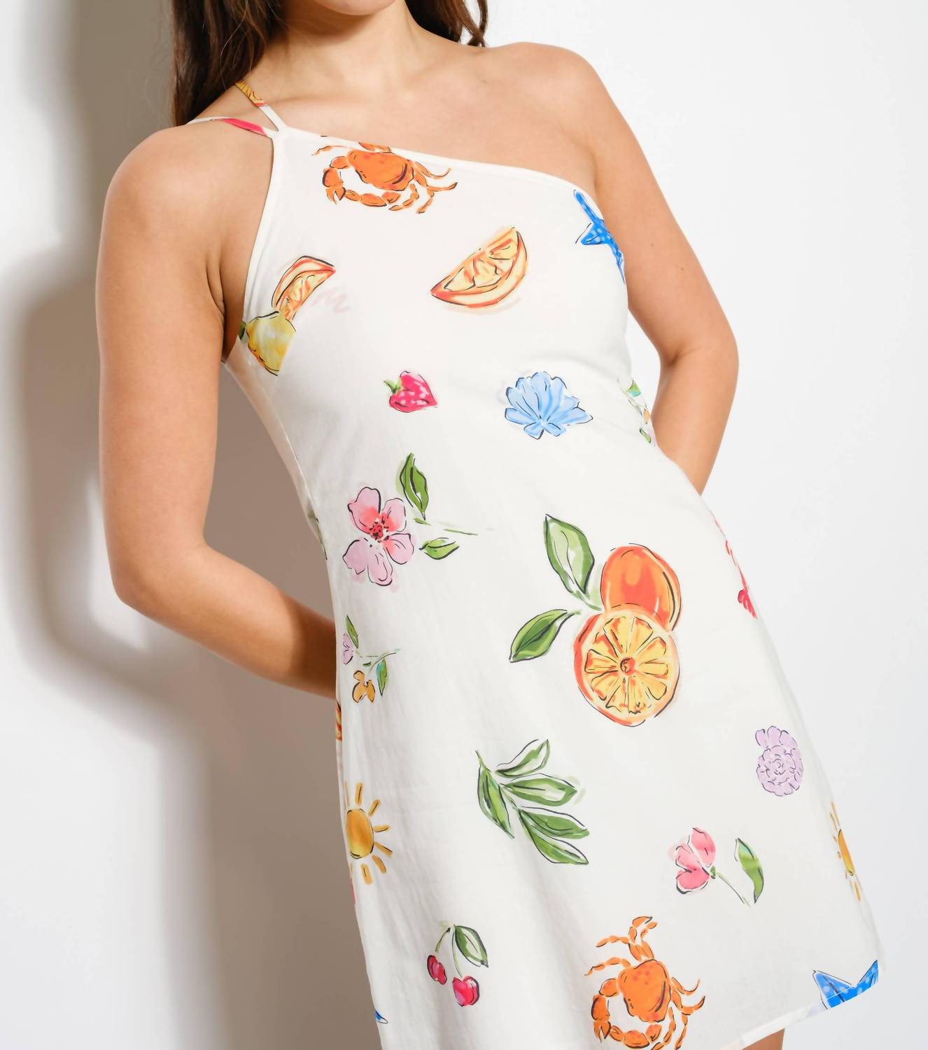 Pretty Garbage - Costa One Shoulder Mini Dress