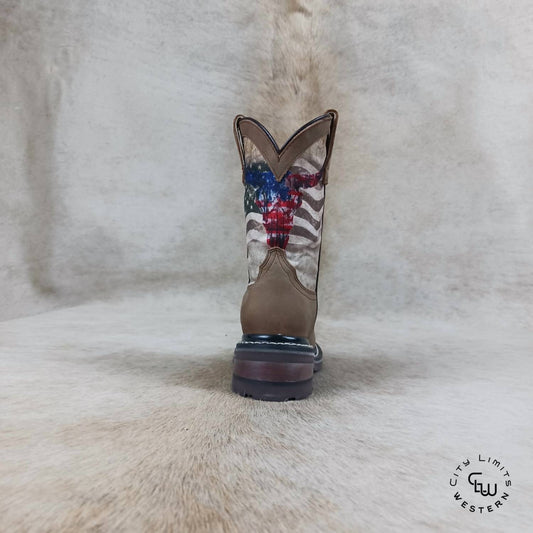 Roper - Girls American Bull Square Toe Boots