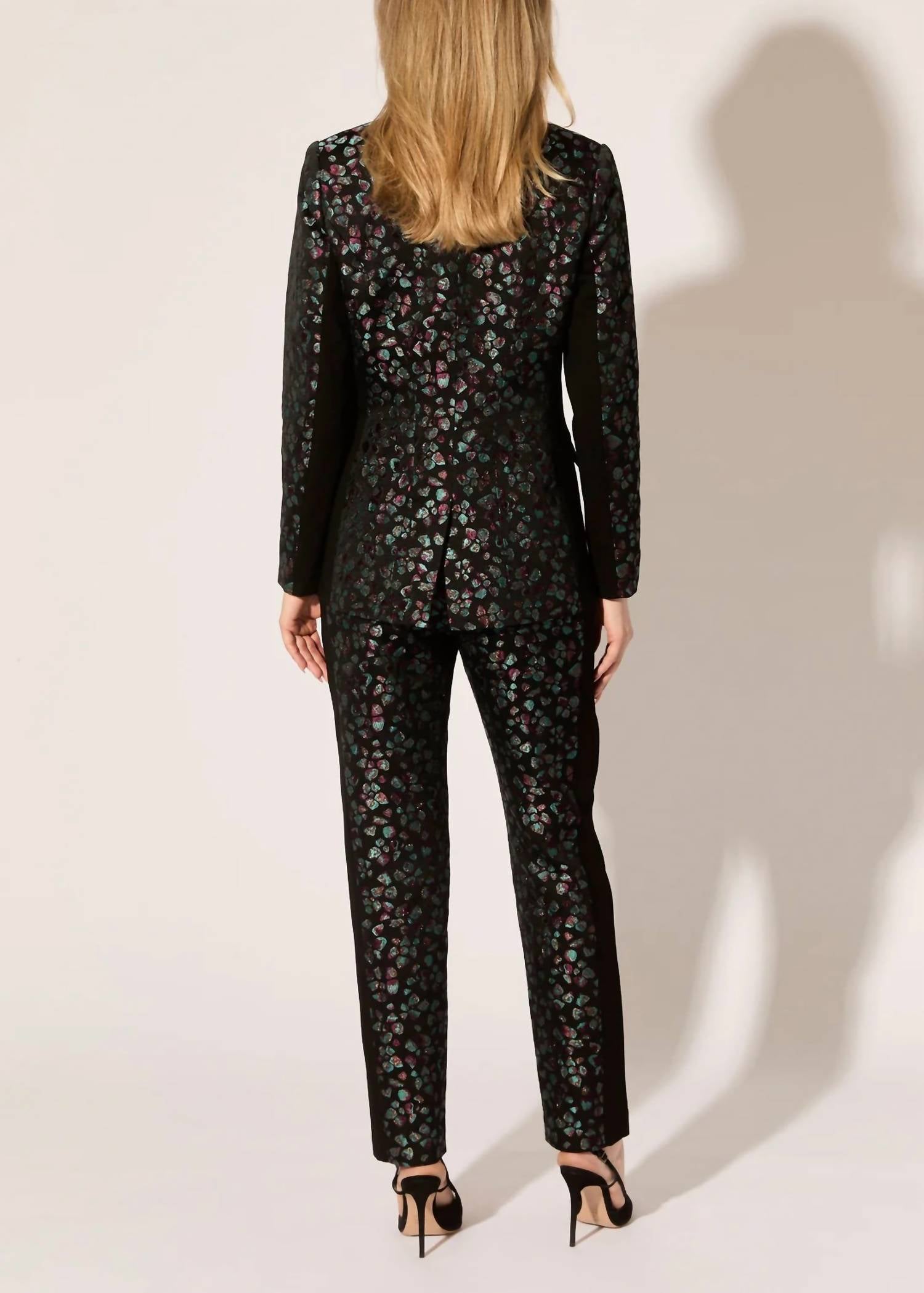 Hilton Hollis - Arbora Jacquard Straight Leg Pants