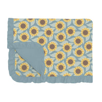 Kickee - Ruffle Toddler Blanket - 40x60