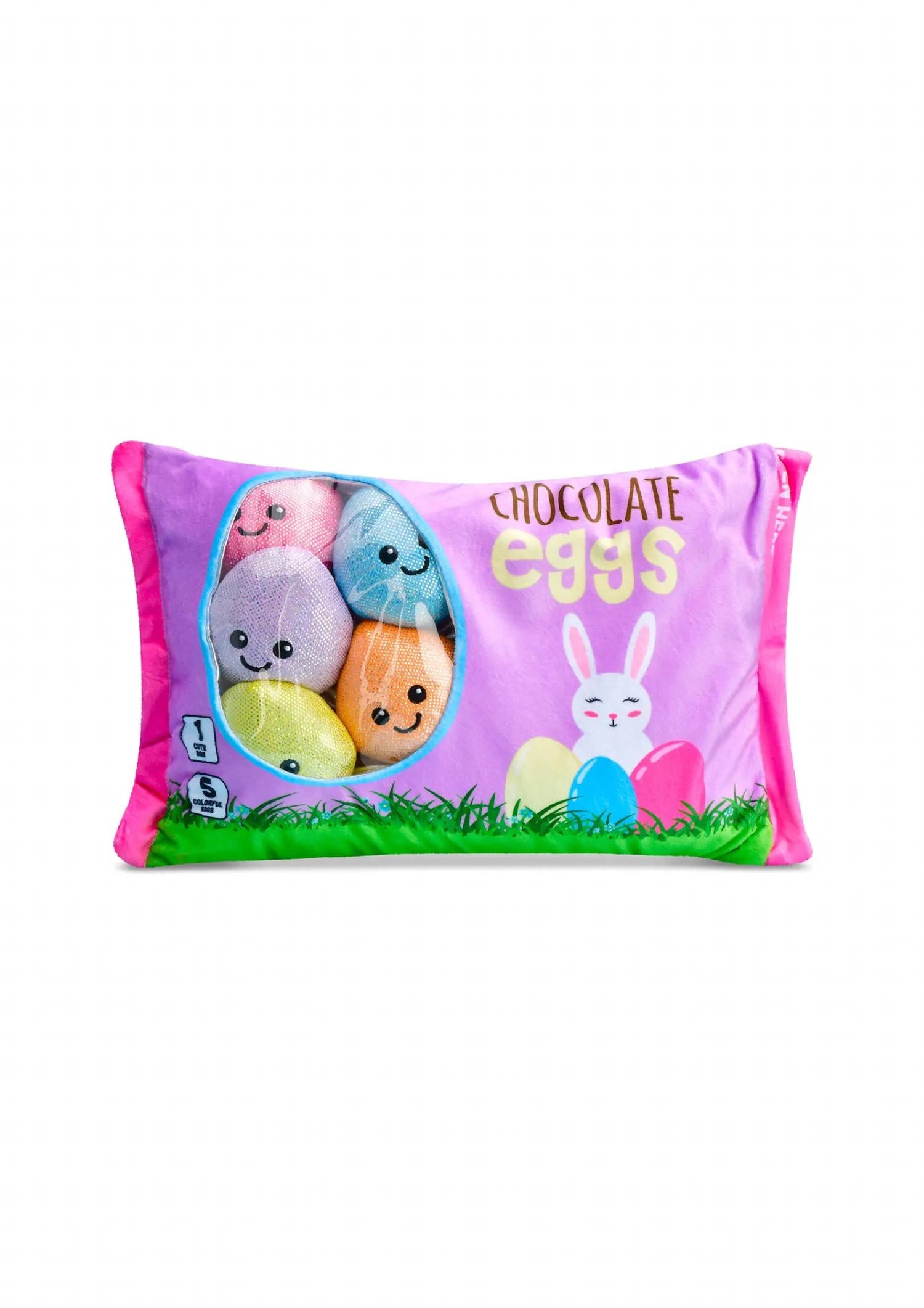 iScream Kids Chocolate Easter Egg Buddies Packaging Fleece Plush in multi - kids' item