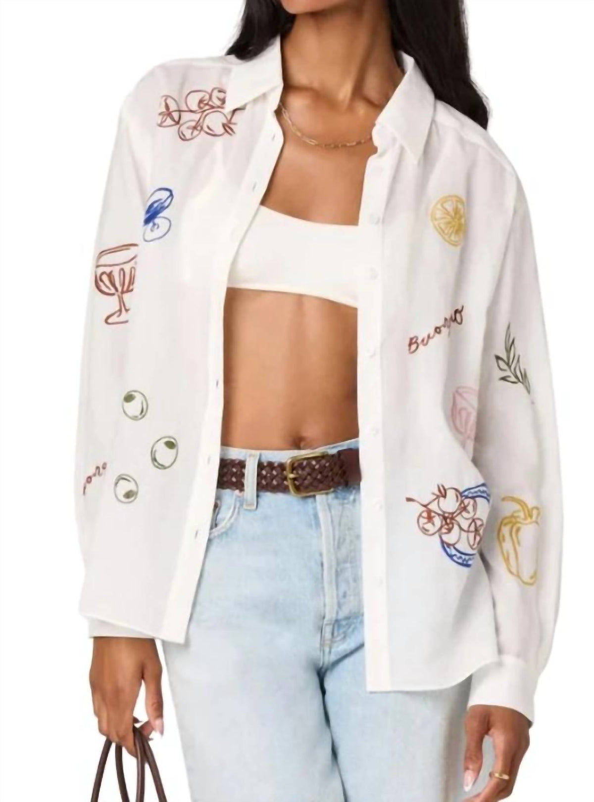 Astr - Trace Embroidered Shirt