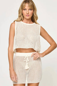 L*Space - Sander Crochet Knit Set