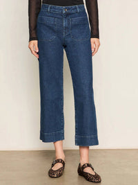 Sanctuary - The Marine Cropped Wide Leg Jean
