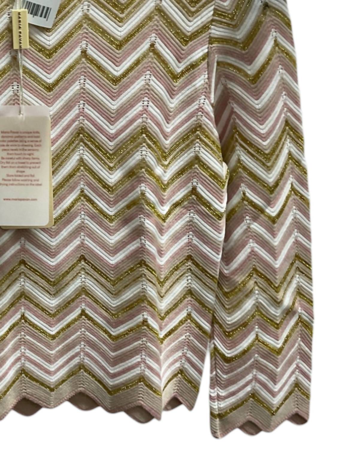 Maria Pavan - Women's Chevron 3/4 Sleeve Sweater