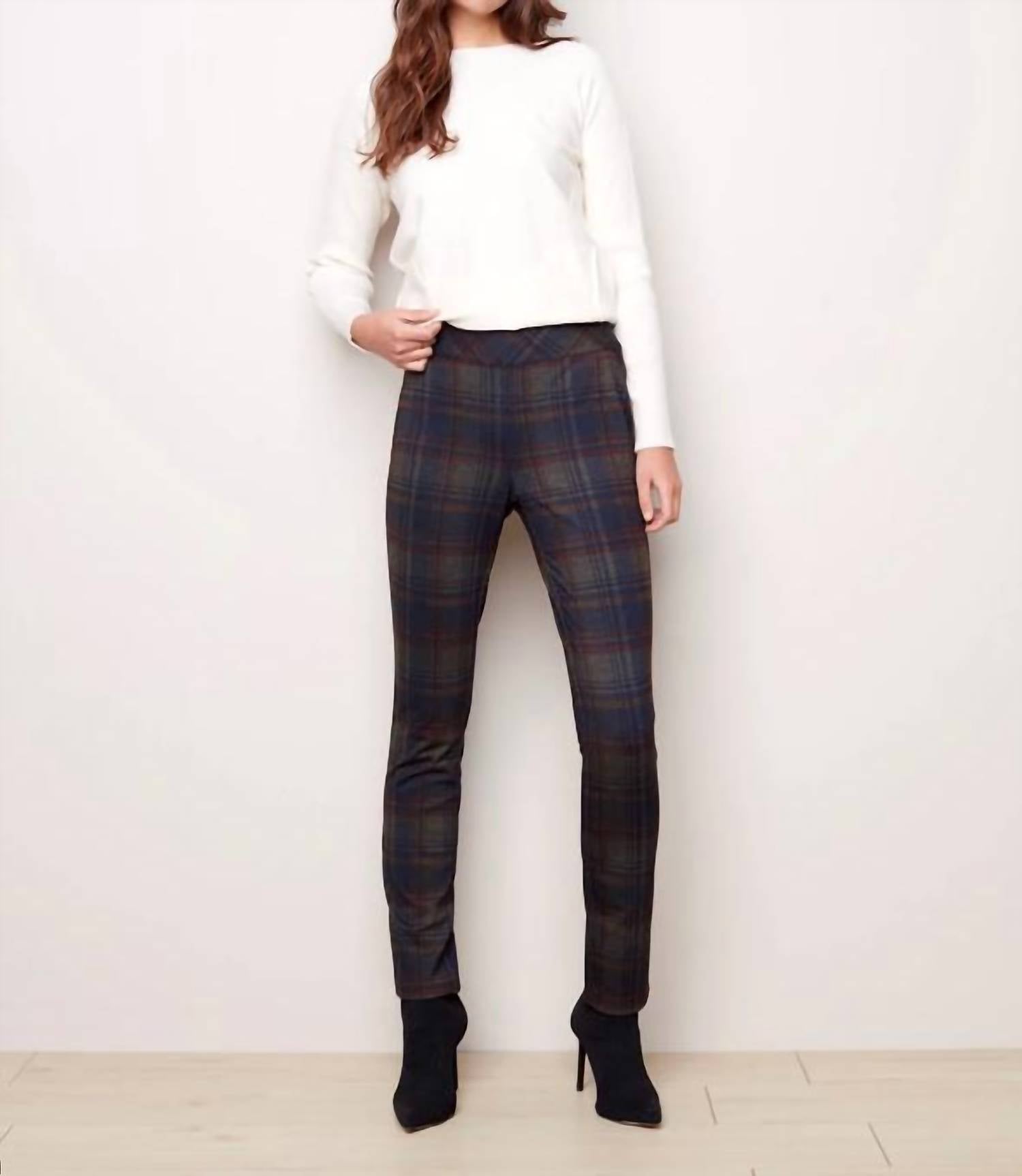 Charlie B - Pull On Reversible Elastic Waist Pants