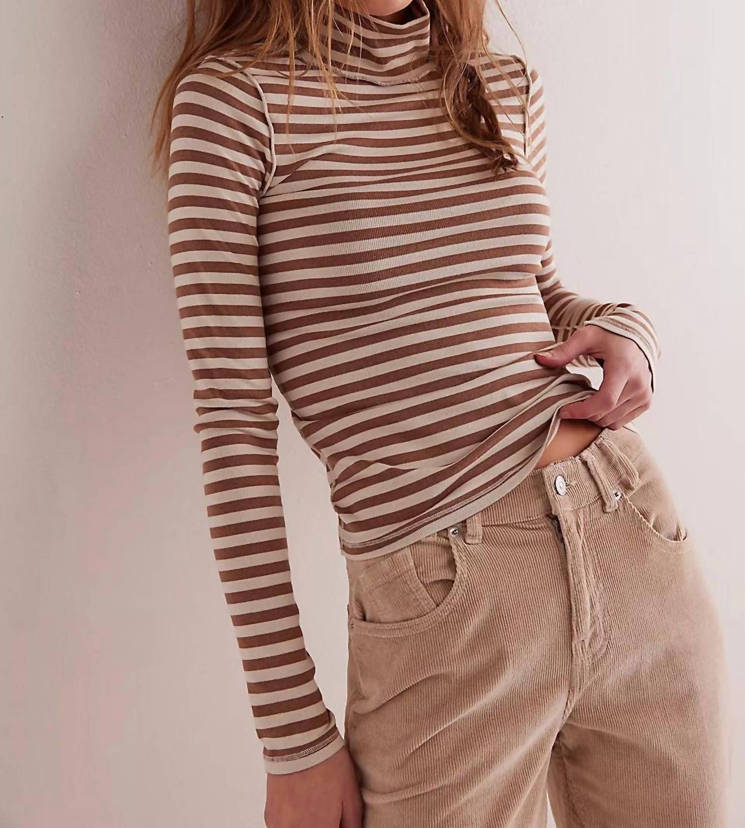 Free People - Women's Good Good Turtle Neck Shirt
