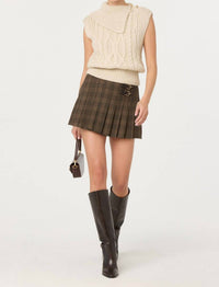 Astr - Chantel Pleated Mini Skirt