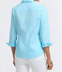 Foxcroft - Taylor 3/4 Sleeve Top