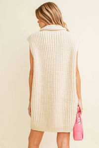 Cloud Ten - Quinn Sleeveless Sweater Dress