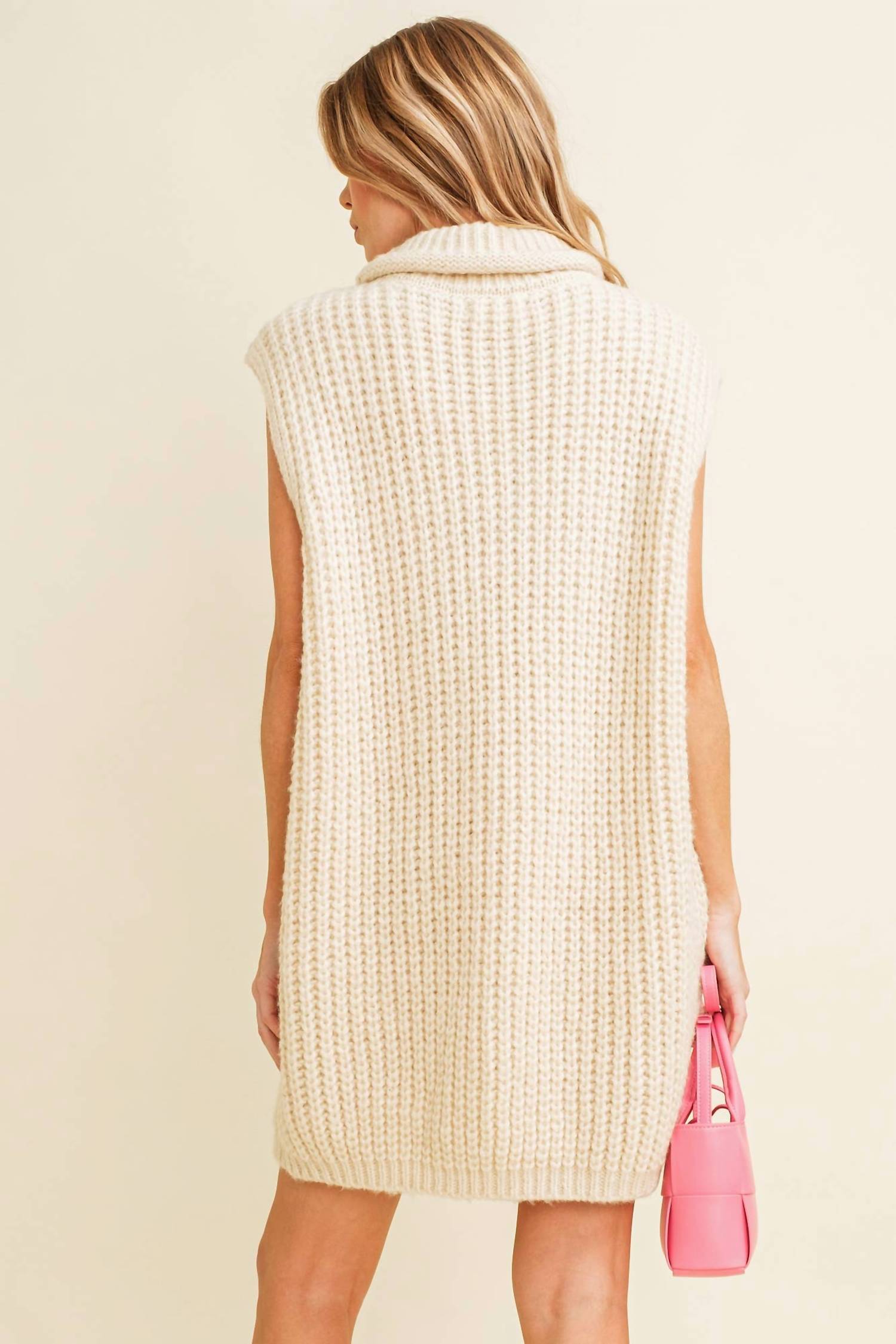 Cloud Ten - Quinn Sleeveless Sweater Dress