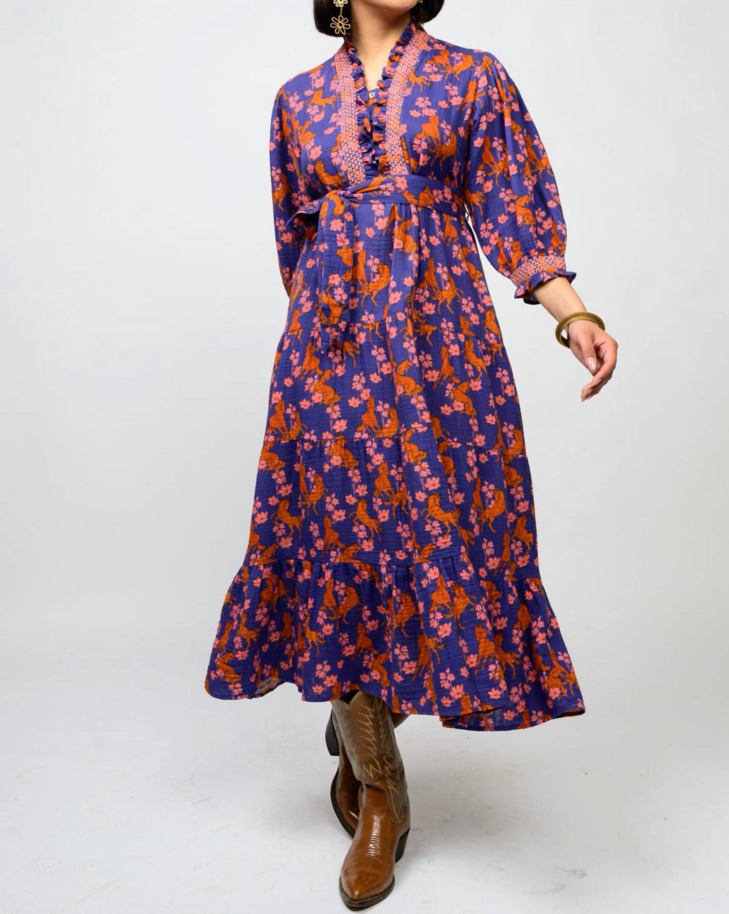Ivy Jane - Horsing Around Midi Dress