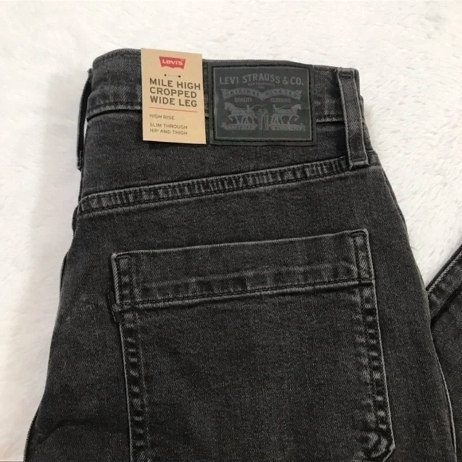 Levi'S - Mile High Cropped Wide Leg Jeans