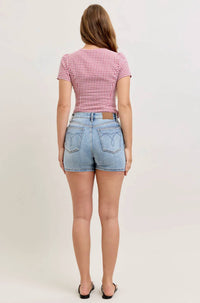 Judy Blue - Basic Girlie High Rise Slim Shorts