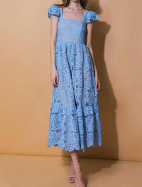 Flying Tomato - Tuscany Lace Midi Dress