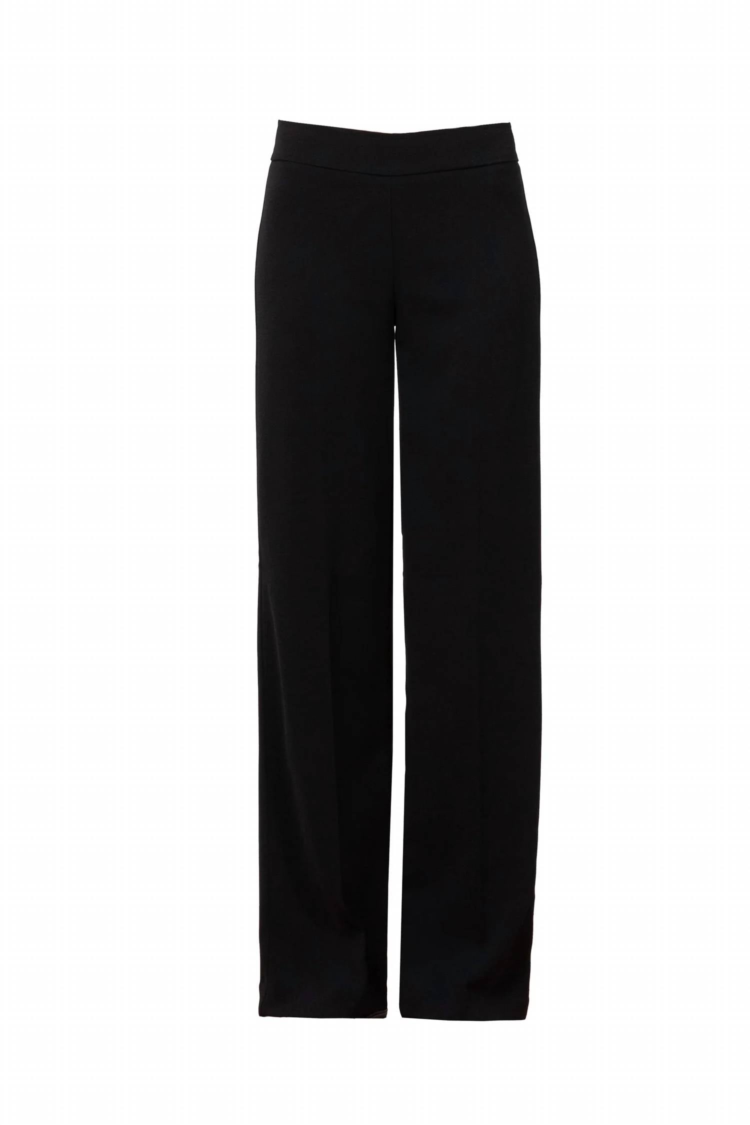 Avenue Montaigne - Flavia Crepe Wide Leg Pull-on Pants