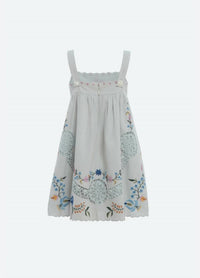 Sea - Girl's Celia Embroidery Tank Dress