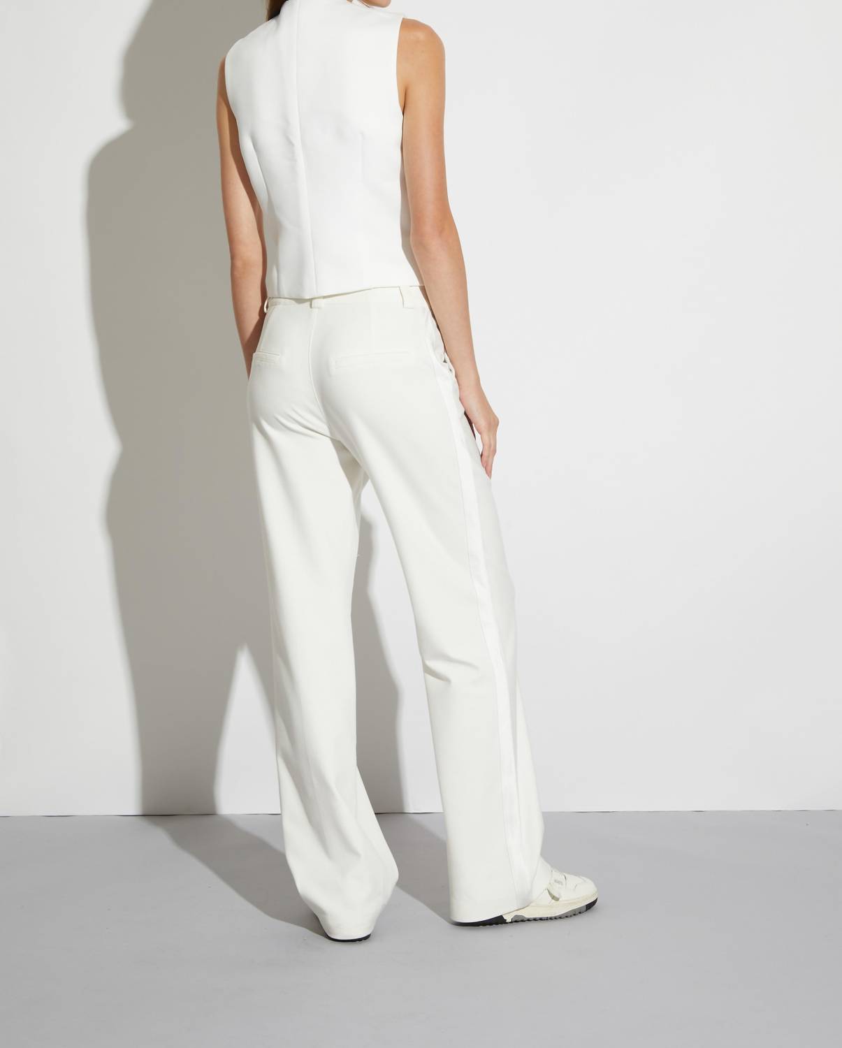 Saint Art - Cait Low-rise Straight Leg Tuxedo Pant