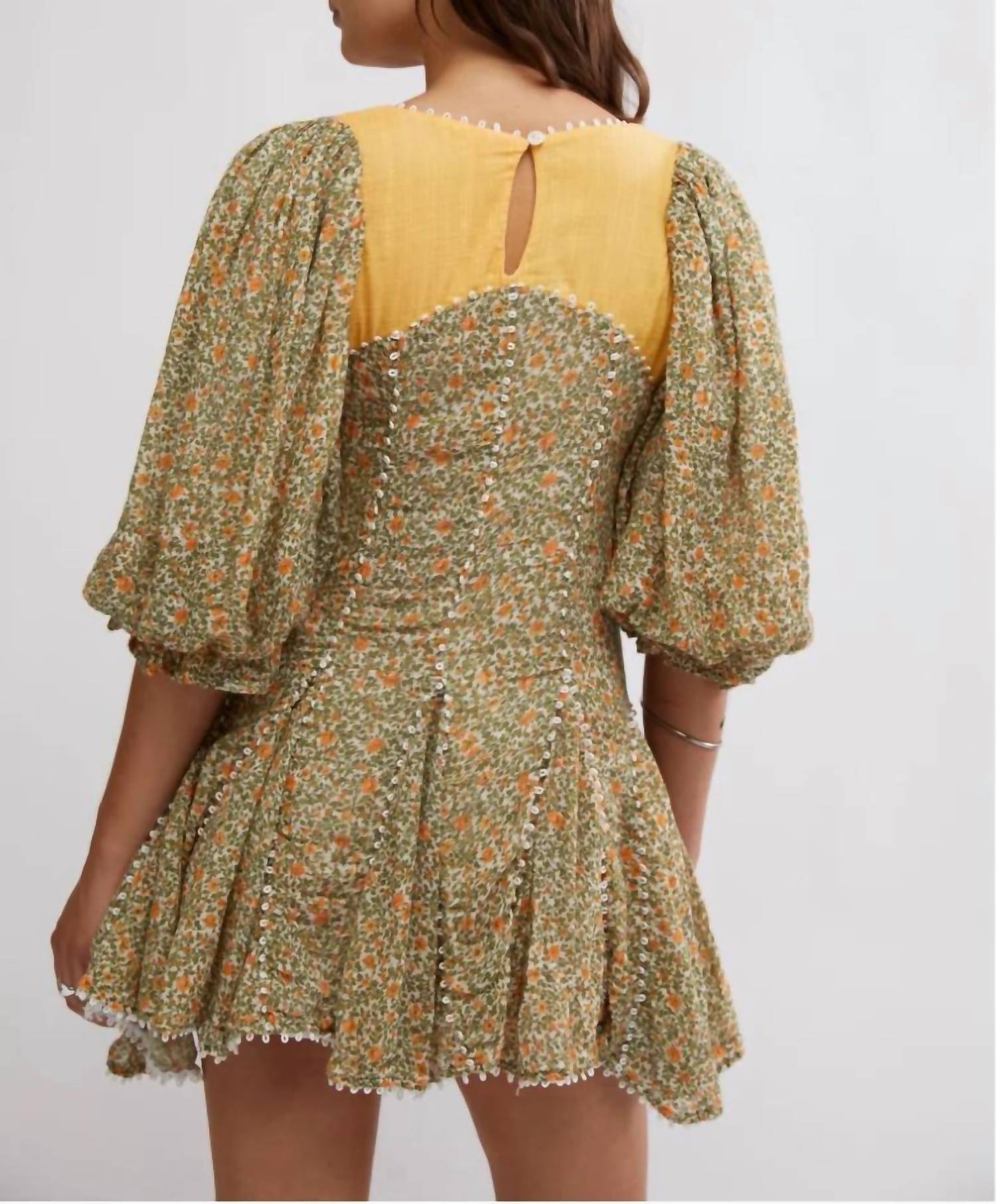 Free People - Bali Coral Mini Dress