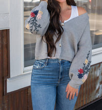 Mello - AGNES EMBROIDERED CARDIGAN