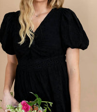 Polagram - Dani Eyelet Midi Dress