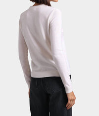 Minnie Rose - Embossed Rose Logo Crew Sweater