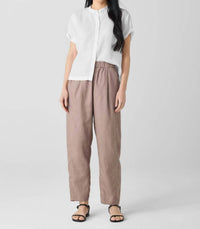 Eileen Fisher - Linen Ankle Pleated Lantern Pant