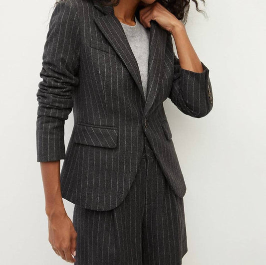 Veronica Beard - Tyra Pinstriped Dickey Jacket