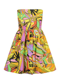 STRAPLESS MINI DRESS