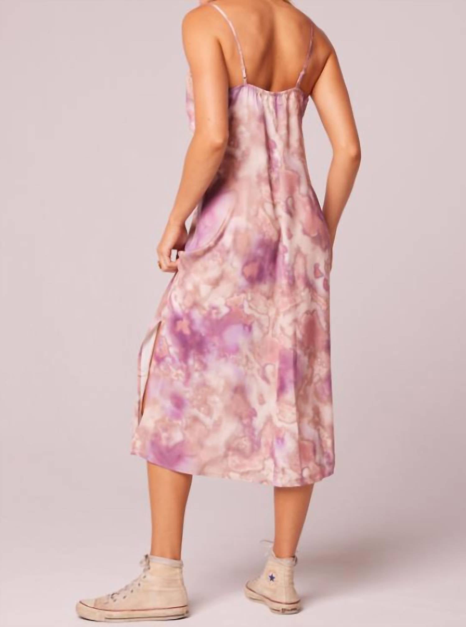 Amaranth Tie Dye Dress