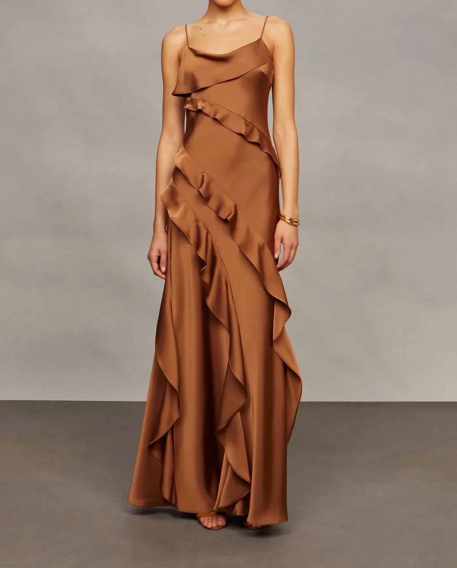 Amur - Women's Dellen Ruffle Gown