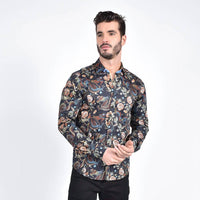 Eight X - Imperial Dragon Tapestry Button Down Shirt