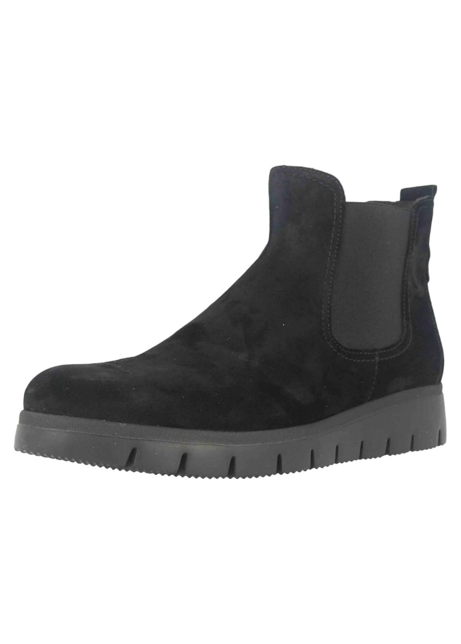 GABOR Women's Suede Ankle Boot in black dreamvelour - women's shoe - view 4