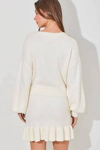 Baevely By Wellmade - Embroidered Floral Cardigan