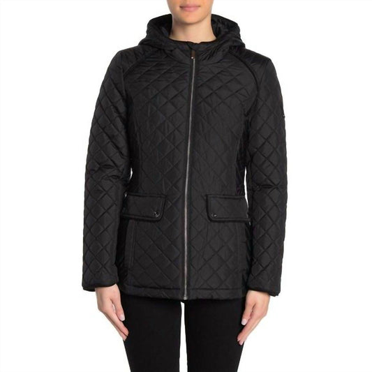 Tommy Hilfiger - Diamond Quilted Hooded Winter Jacket