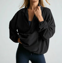Beyond Yoga - Stretch Woven In Stride Half Zip Pullover
