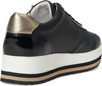 Johnston & Murphy - Women's Gracie Side Zip Lace Up Sneaker