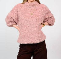 Ivy Jane - Shaggy Fur Popover Top