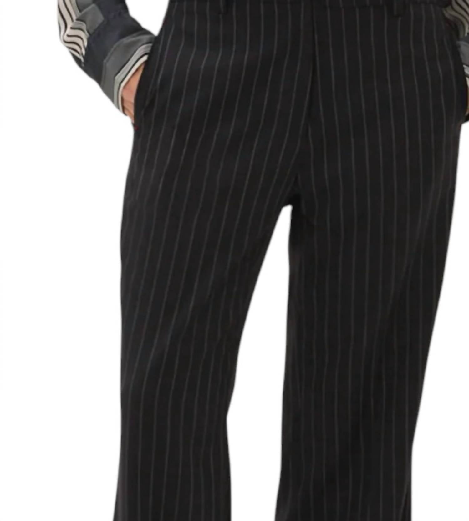 Maria Cher - Lou Sam Pinstripe Wide Leg Pants