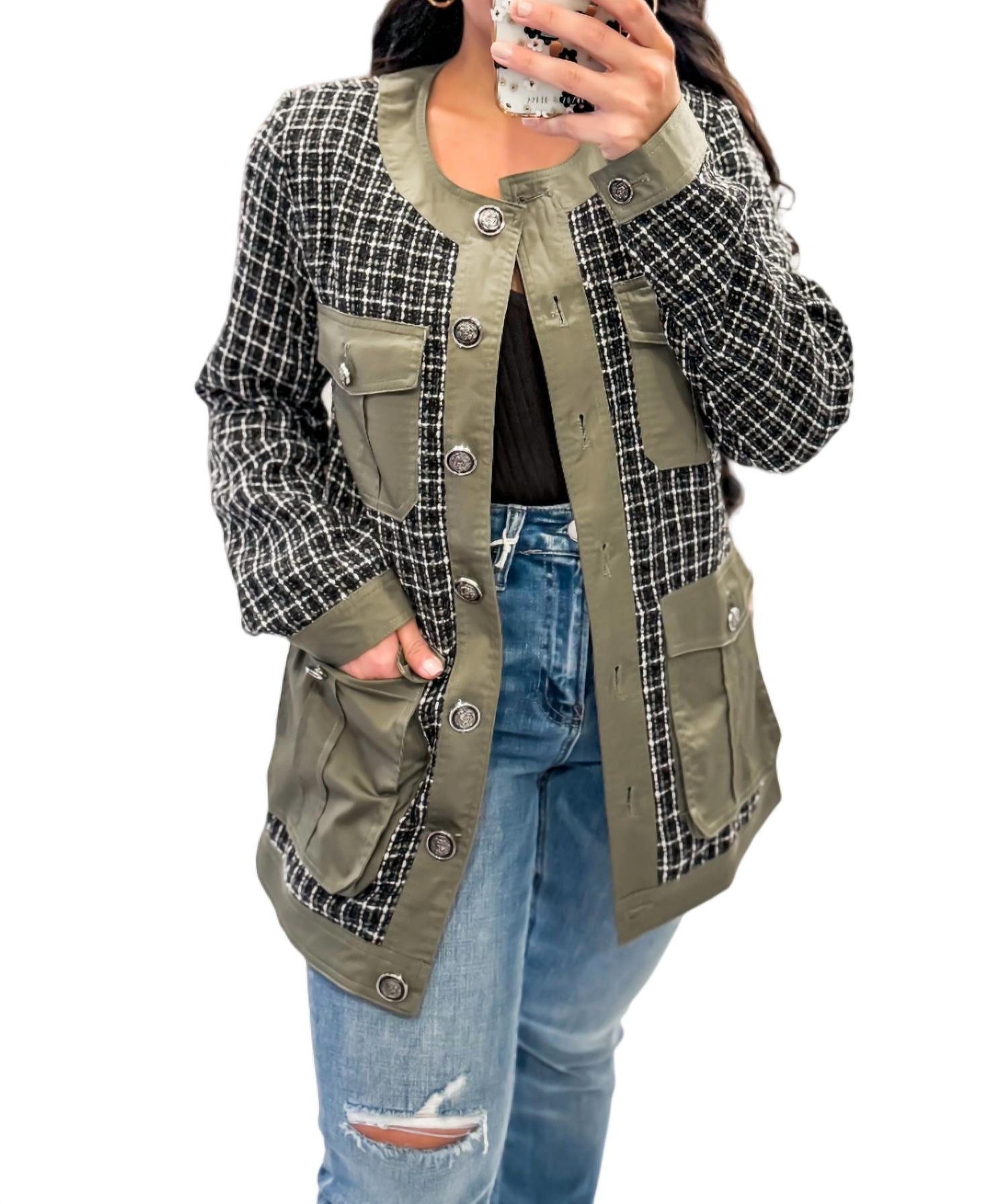 Lalavon - Fall Into Me Tweed Jacket