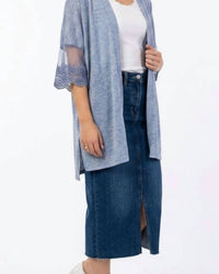 Judy Blue - Denim Midi Skirt
