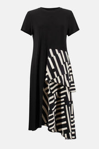 Joseph Ribkoff - Soren Silky Knit Woven Midi Dress