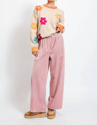 Little Secret Of Mine - Wide Leg Corduroy Pants