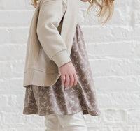 Colored Organics - Girl's Finola Fleece Cocoon Cardigan