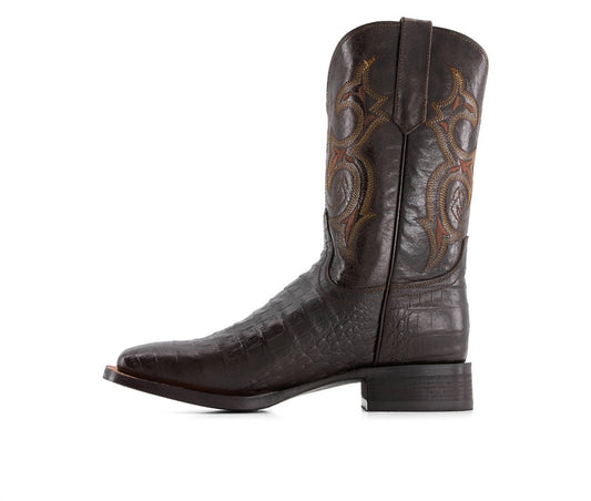 Forastero - Men's Croco Embossed Leather Cowboy Boots