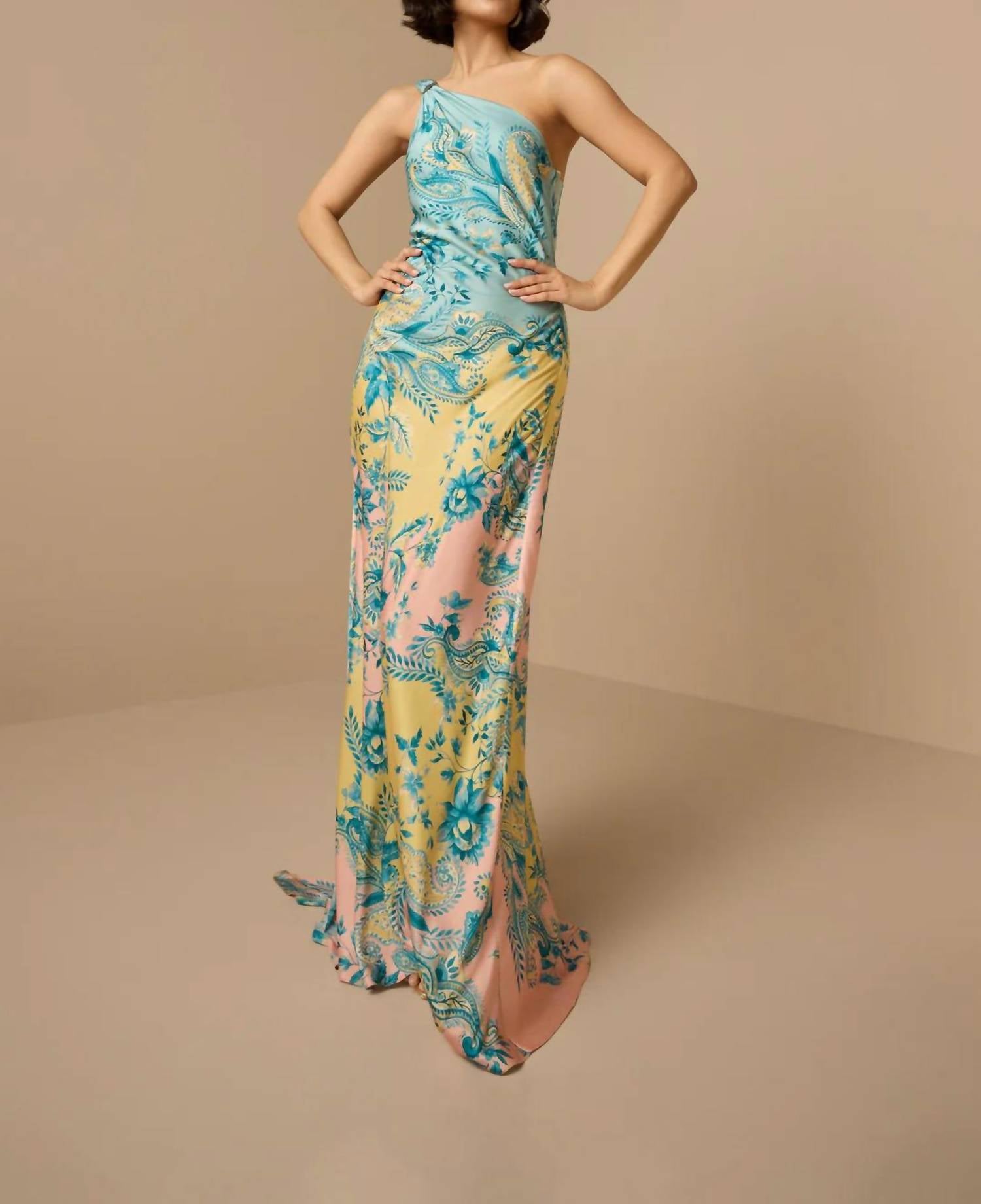 Hemant & Nandita - Wani One Shoulder Dress