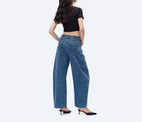 Bayeas - Katia High Rise Barrel Jeans