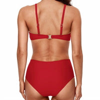 Charmo - High Waisted Ruched Bikini