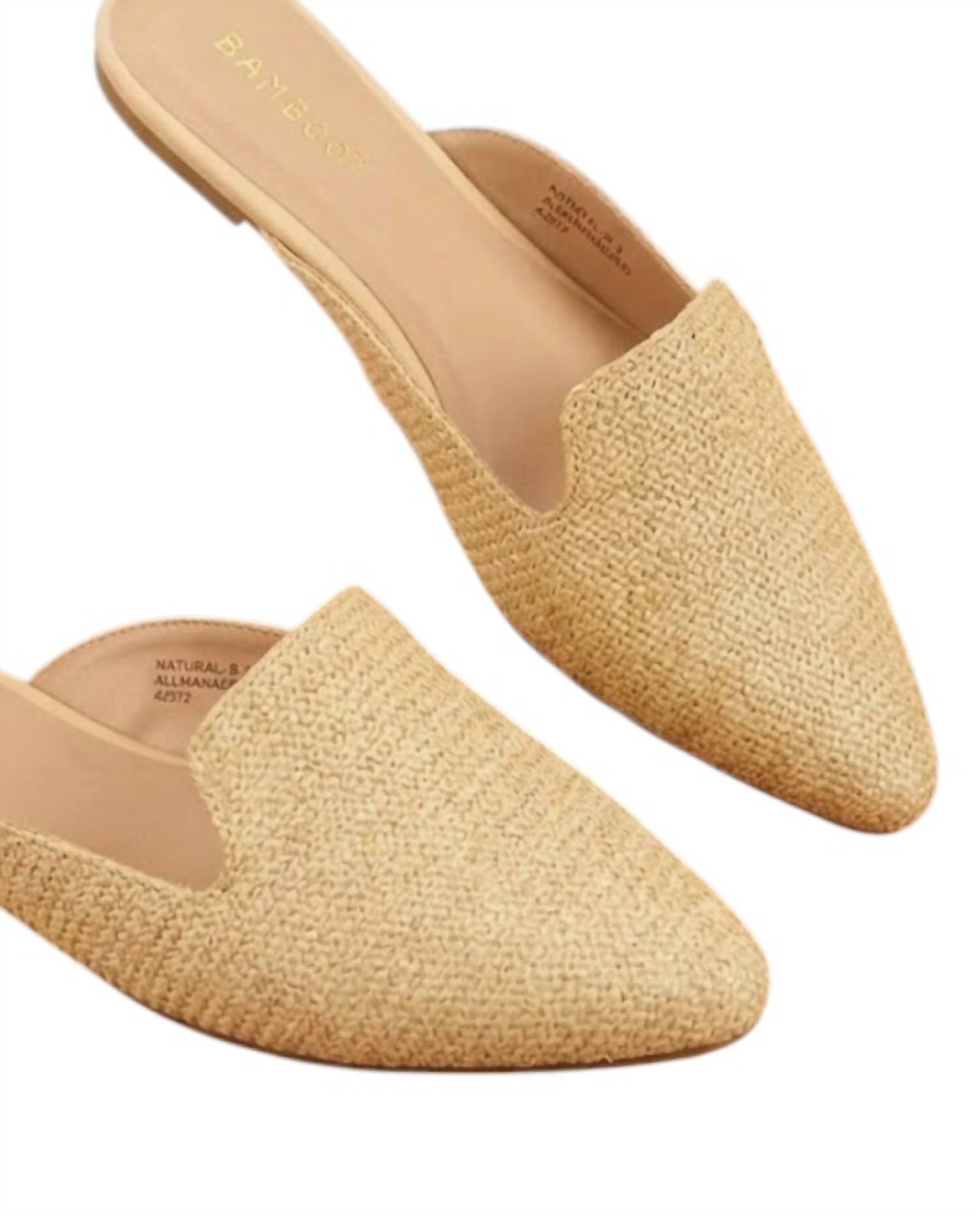 Bamboo - Women's Classy Closed Toe Sandals