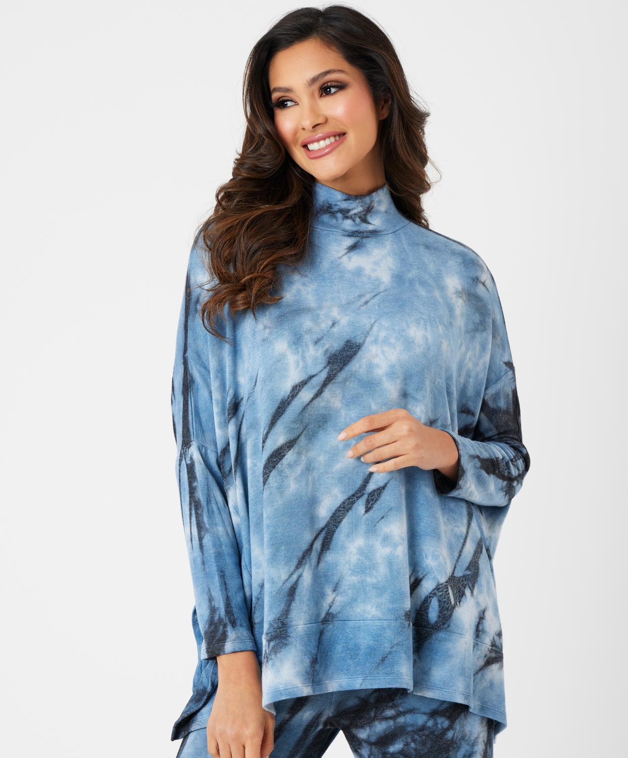 French Kyss - Marble Wash Poncho